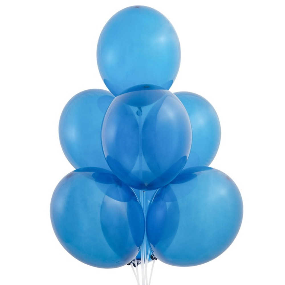 Шар 14" Экстра Синий / Blue, кристалл Belbal
