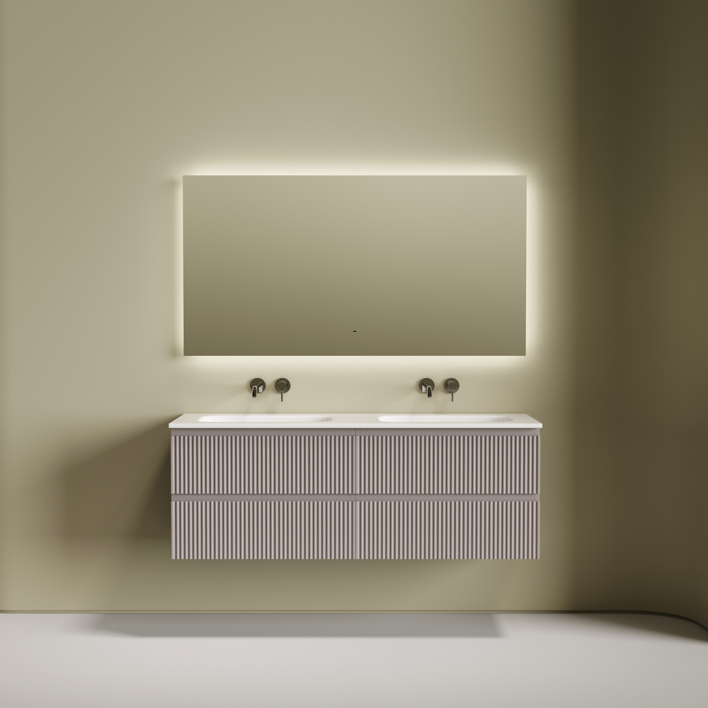 Тумба подвесная Sancos Snob R c двумя ящиками 690х445х500, Doha Soft, SNR70SM, арт. SNR70SM