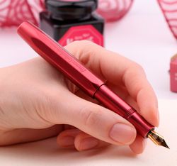Перьевая ручка KAWECO AL Sport Collection Ruby с перо EF (11000147) 10