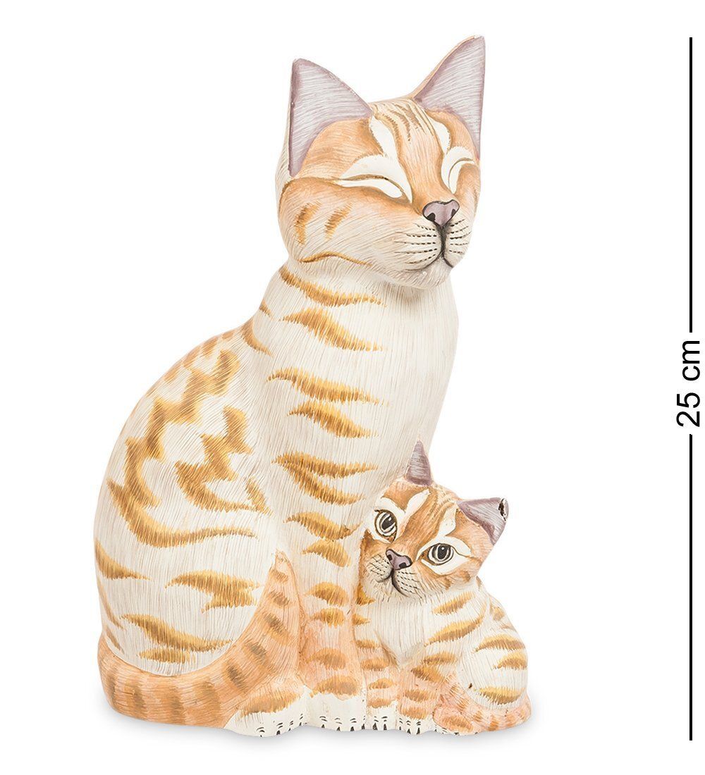 Decor and Gift 89-013 Фигурка «Кошка с котенком» (о.Бали)
