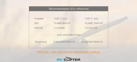 Пропеллер карбоновый G 32x11 T-Motor (пара)