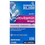 Mommy's Bliss, детские капли с мультивитаминами, незаменимые витамины и железо, для детей от 2 месяцев, 30 мл (1 жидк. унция)