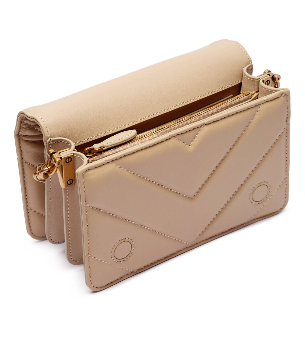 Кожаная сумка через плечо LOVE CLICK MINI Pinko - бежевый(100067 A136)