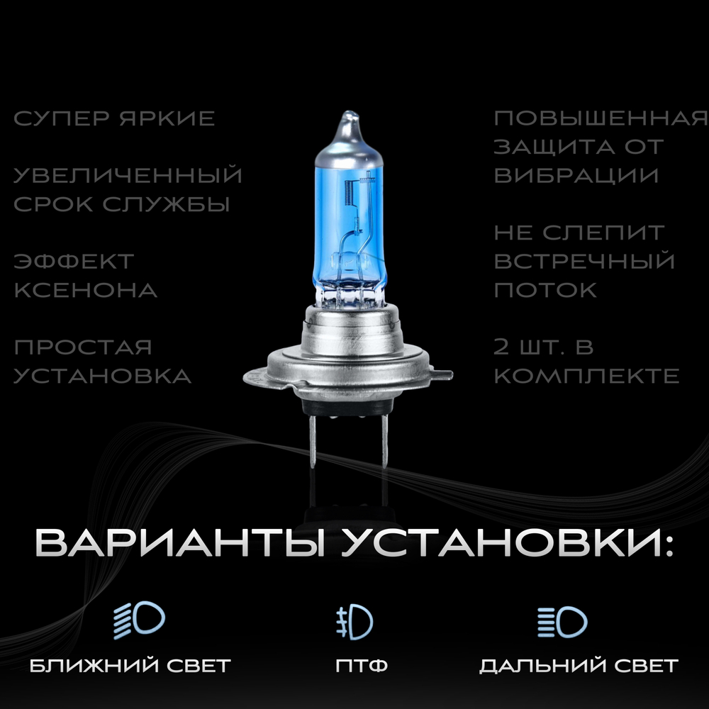 Галогеновые лампы H7 5500K