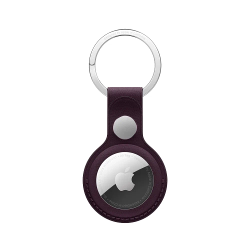 Тканевый брелок с заводным кольцом Apple FineWoven Key Ring для AirTag, Blackberry (Ежевичный)