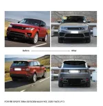 Обвес переделка для LAND ROVER RANGE ROVER SPORT L494 2014 - 2017 в L494 РЕСТАЙЛИНГ 2017 - 2022 Лэнд Ровер Спорт
