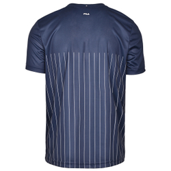 Мужская теннисная футболка Fila T-Shirt Mika - peacoat blue/white stripes