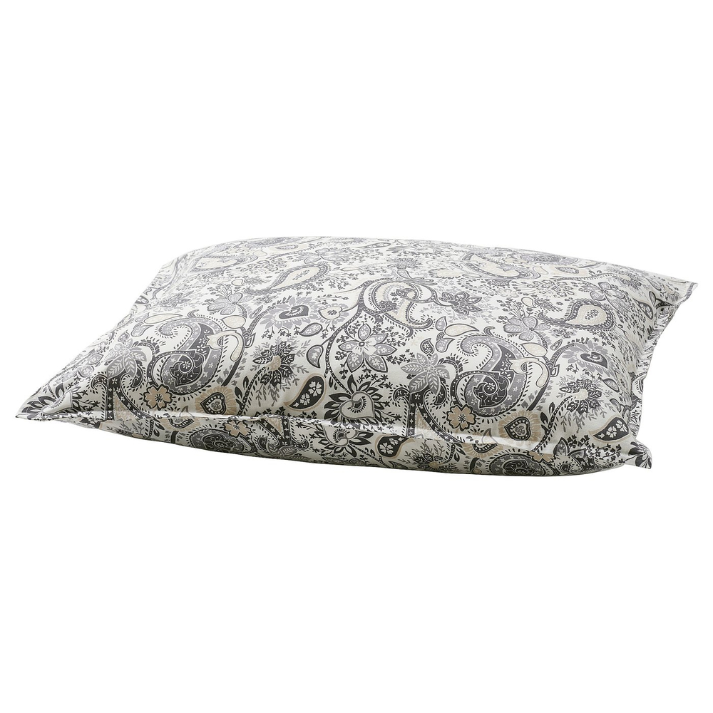 IKEA RODGERSIA  (ИКЕА РОДГЕРСИА)  -  Наволочка - серый/белый 50x60 см