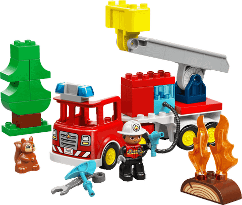 Конструктор LEGO Duplo 10473 Fire Truck with Hose and Firefighter