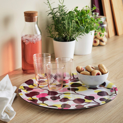 IKEA VÄDERFISK  (ИКЕА ВЭДЕРФИСК)  -  Поднос - разноцветный 38 см
