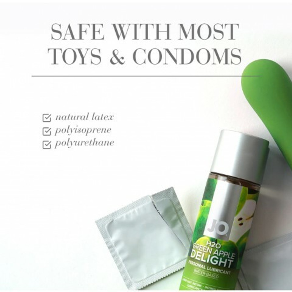 Вкусовой лубрикант "Зеленое яблоко" JO Flavored  Green Apple H2O, 120 мл