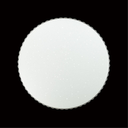 2077/EL PALE SN 194 Светильник пластик/белый/прозрачный LED 72Вт 3000-6300K D500 IP43 пульт ДУ DINA