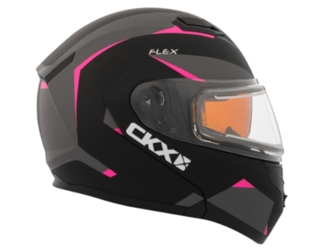 Шлем снегоходный CKX  FLEX RSV EDL WINTER CONTROL, розовый матовый