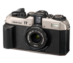 Компактный фотоаппарат Pentax 17, темное серебро