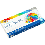 Пластилин "Классический" 6 цветов, 120 гр, со стеком (Гамма)