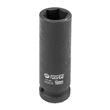 Головка ударная глубокая 16мм 1/2''6гр. Forsage F-4458516