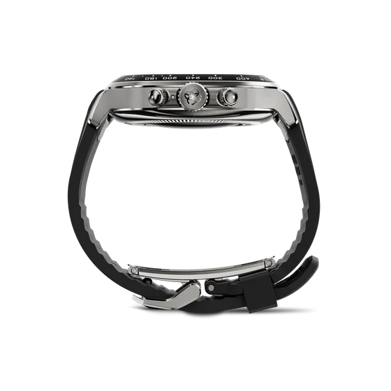 Корпус для Apple Watch CRS46 - Серебристый/Чёрный