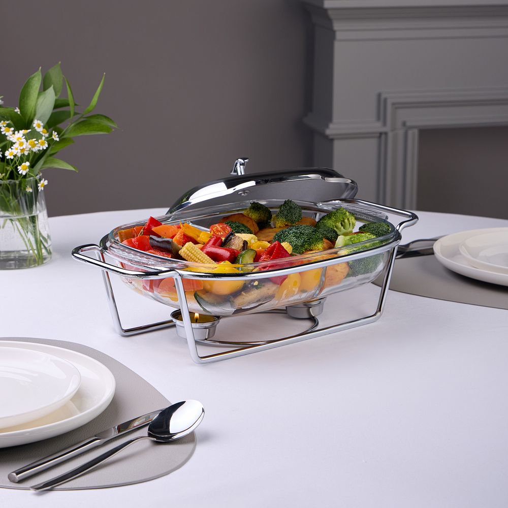 МАРМИТ AGNESS ПРЯМОУГ 2 ОТСЕКА SILVER 2,45L
