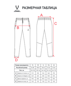 Брюки спортивные CAMP 2 Lined Pants, черный, детский