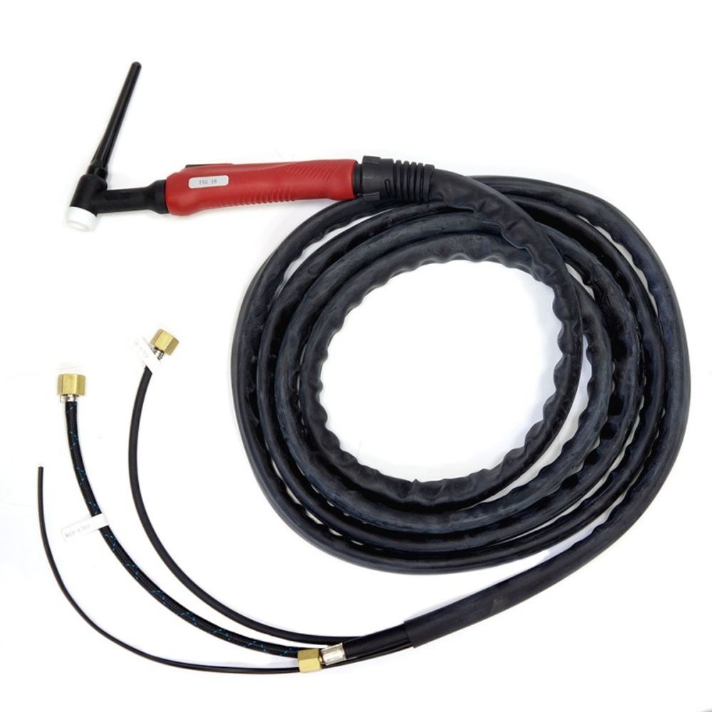Горелка TIG 18 320A(100%) M12x1, 1/4G, 3/8G, 4m-вода (без управляющих разъемов) Горелка TIG 18 320A(100%) M12x1, 1/4G, 3/8G, 4m-вода (без управляющих разъемов)