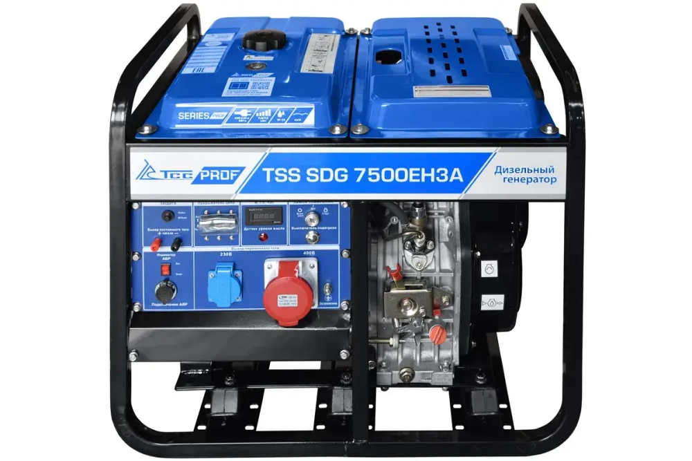 Дизельный генератор (7.5 кВт) TSS SDG 7500 EH3A