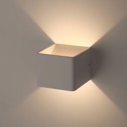 Светильник декоративный настенный светодиодный ЭРА WL3 WH 6Вт 3000К белый | Настенная подсветка