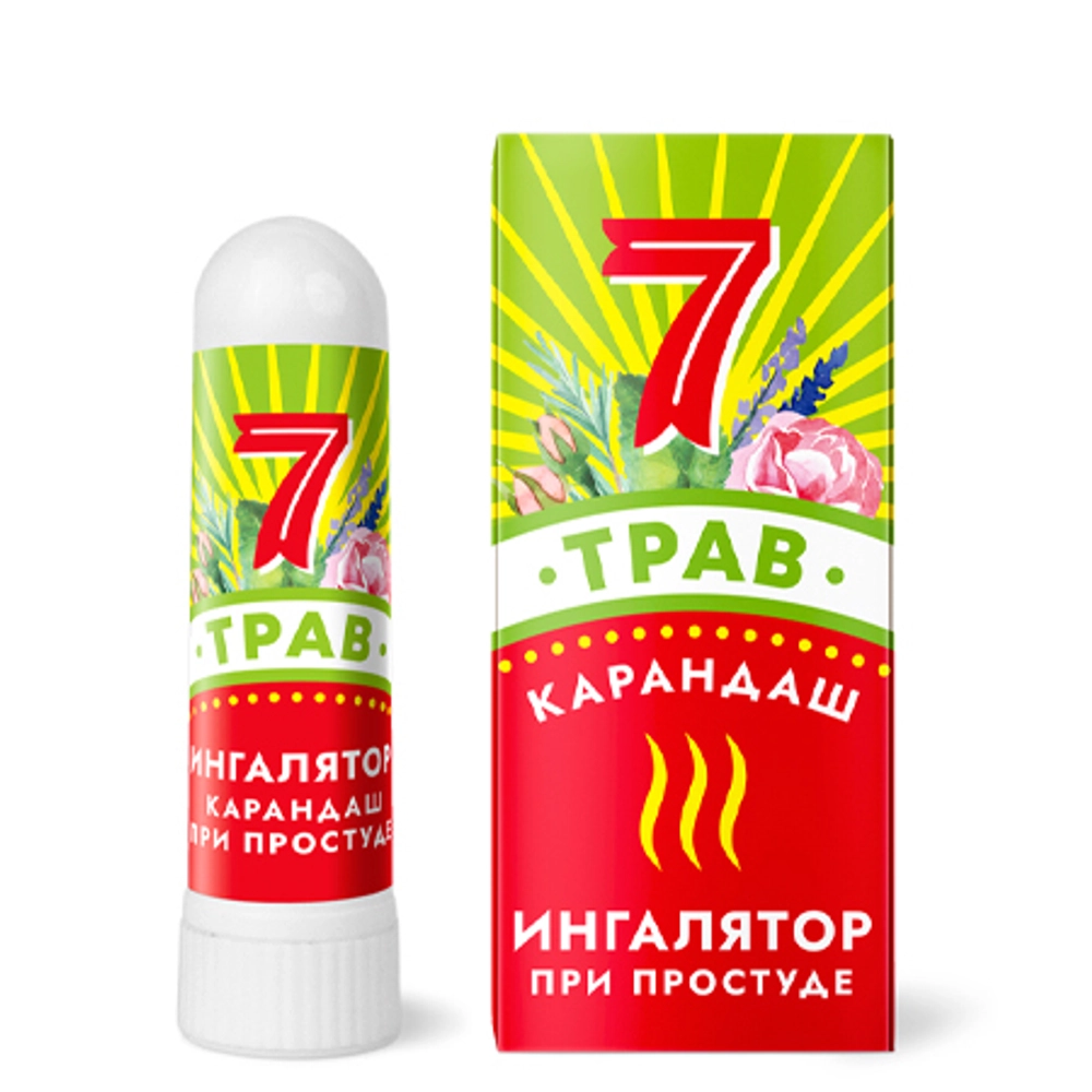 Ингалятор-карандаш 7 трав при простуде ТМ Мануфактура Дом Природы