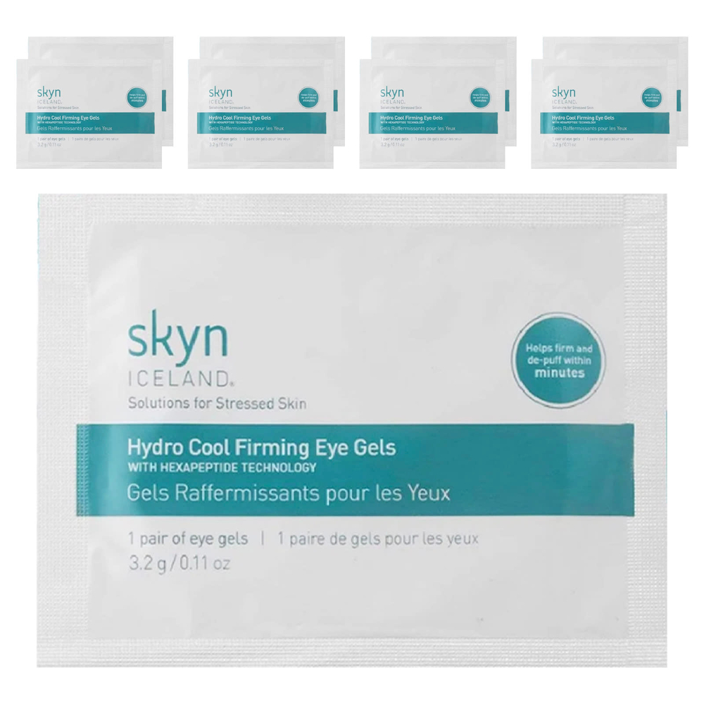 Skyn Iceland, Hydro Cool, укрепляющие гели для кожи вокруг глаз, 8 пар