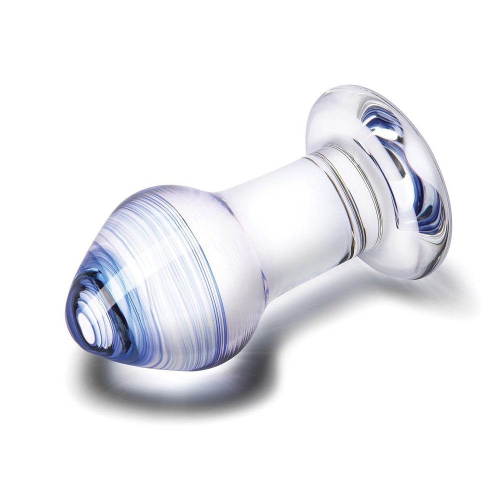 Набор из 3 стеклянных анальных пробок Pleasure Droplets Plug Set (Цвет: прозрачный)