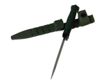 Нож тактический Combat, сталь AUS-8 StoneWash, Olive, Kizlyar Supreme, 4610094297253