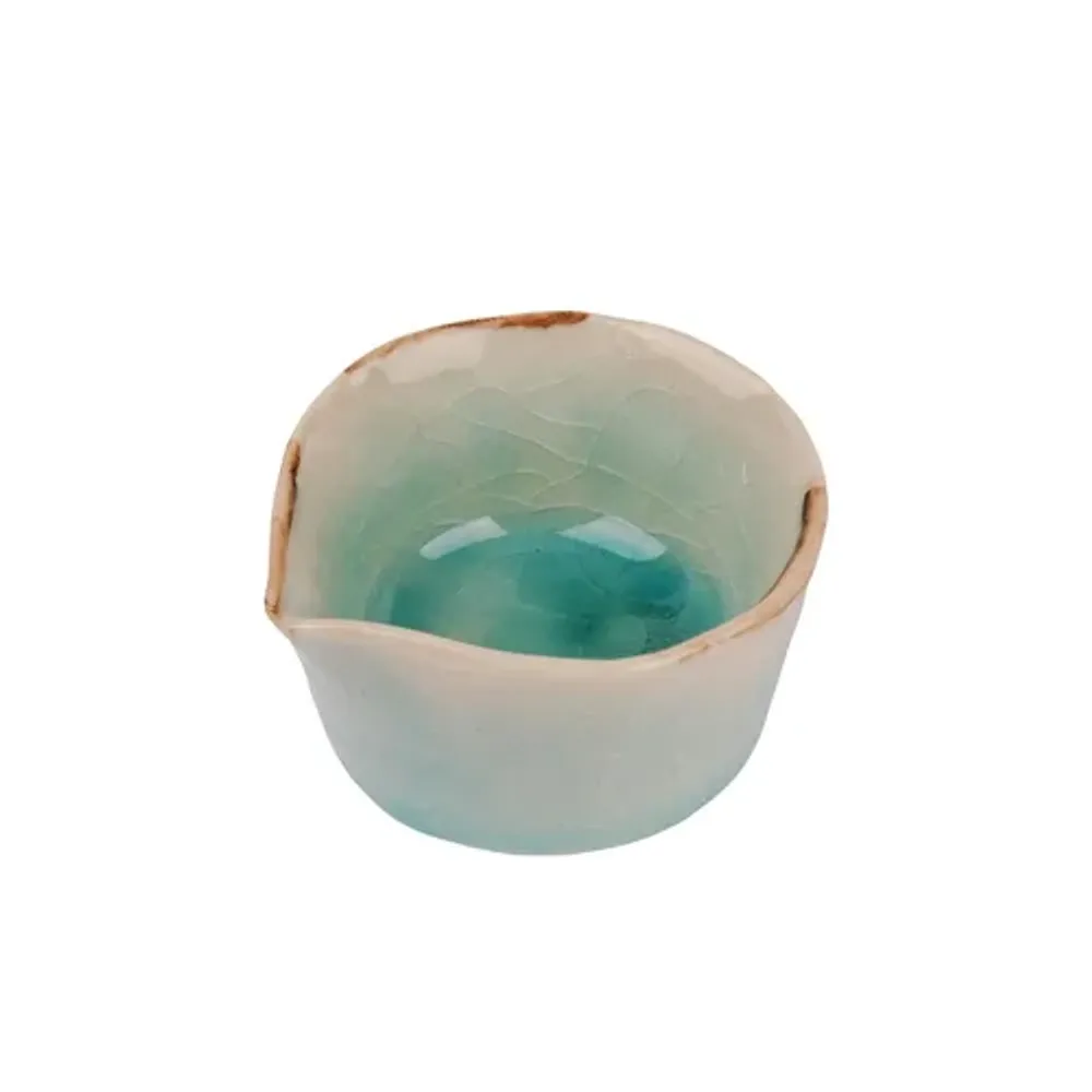 Соусник молочник 90 мл d 7,5/5,5 см h4 см круглый керамика Sea Blue Frutti di Mare P.L. [1]