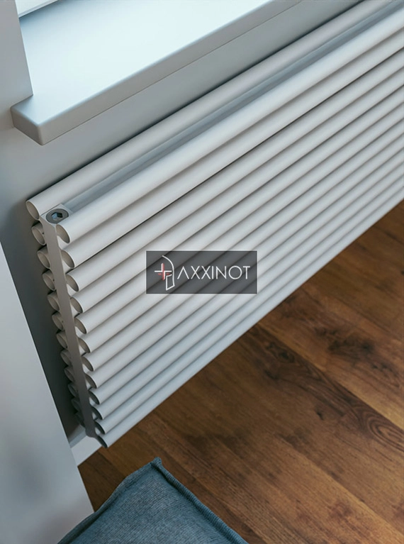 Axxinot Wemar Z 600 - горизонтальный алюминиевый радиатор шириной 630 мм