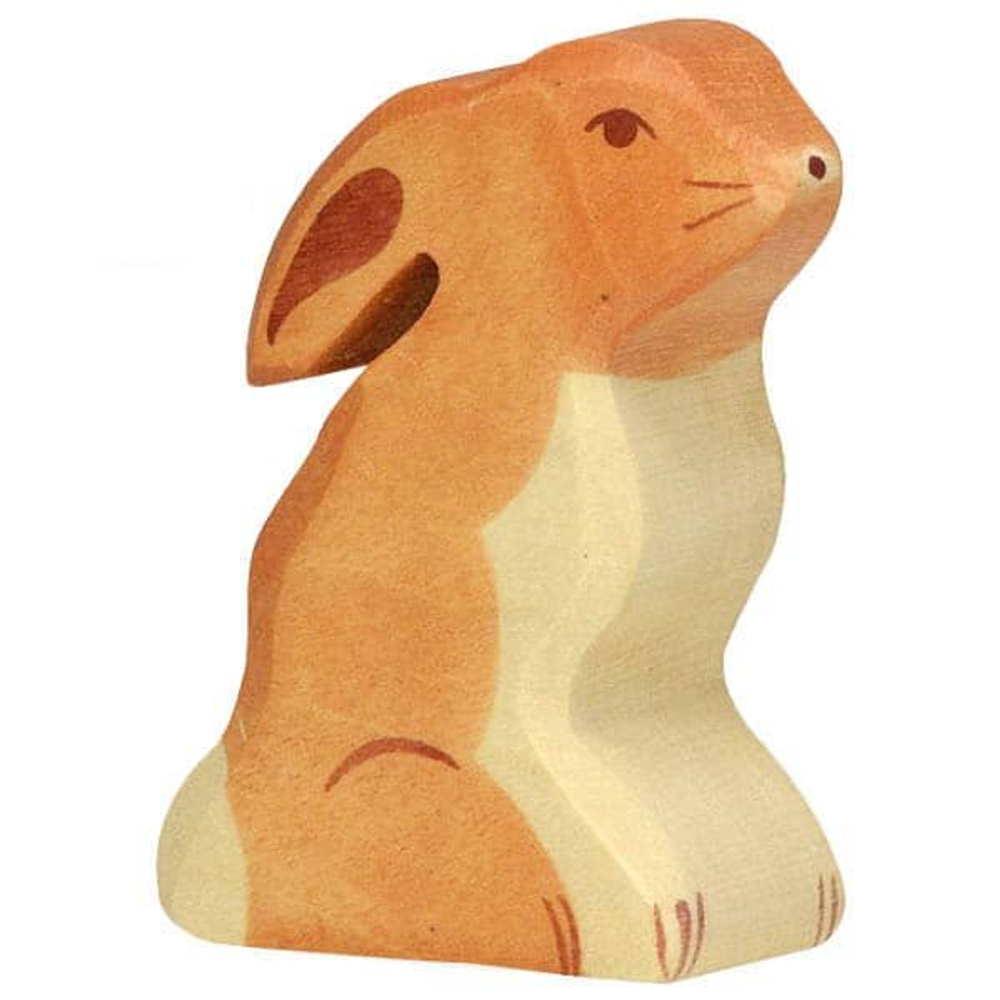 Деревянный тигровый кролик, сидящий HOLZTIGER