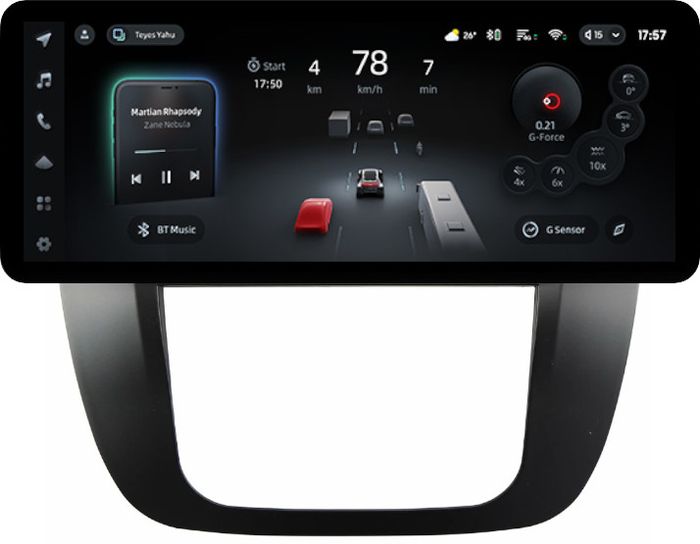 Магнитола для Chevrolet Tahoe 900 2006-2014 (рамка черная) - Teyes CC4PRO монитор 12.3" 2K QLED + рамка 9, Android 13, Быстрейшая, Snapdragon 778G, ИИ, CarPlay, DSP, 4G SIM-слот