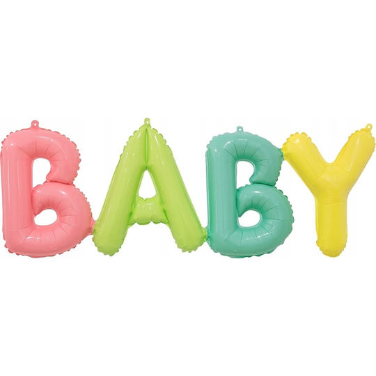 Шар надпись BABY(Малыш) Пастель