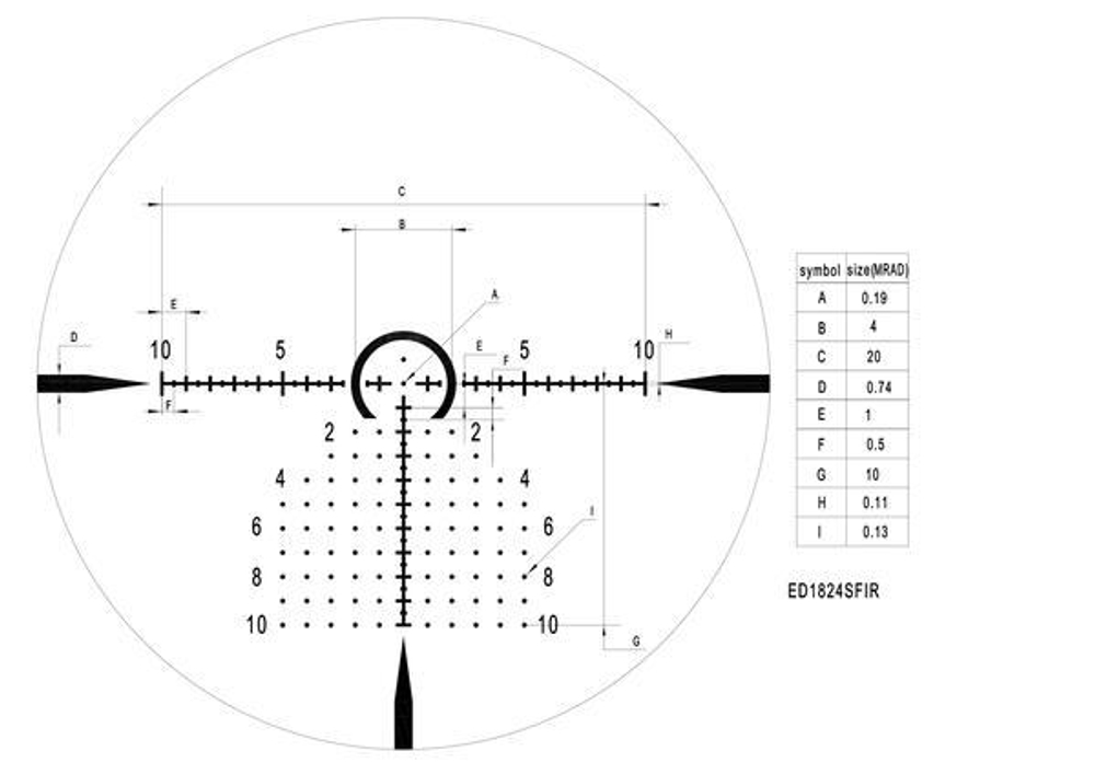 Оптический прицел DISCOVERY ED-AR 1-8X24IR FFP FW34