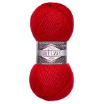 Пряжа Alize (Ализе) Superlana Midi / уп.5 мот. по 100 г, 170м, 056 красный A