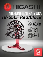 Катушка инерционная HI-55LF Red/Black