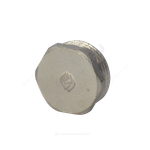 Заглушка латунь никель Ду 40 (1 1/2") НР SantechSystems