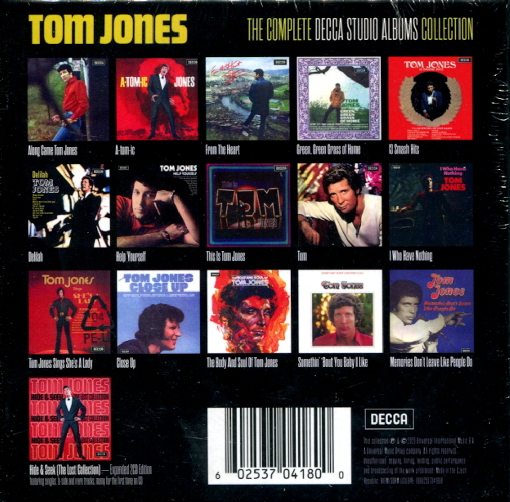 Tom Jones / The Complete Decca Studio Albums Collection (17CD)