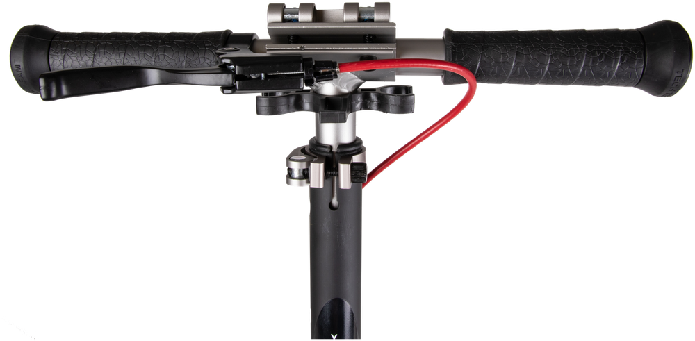 Самокат Tech Team City scooter Disk Brake, черно-красный 2022