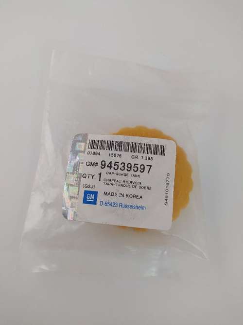 Крышка расширительного бачка GM 94539597 для Daewoo, Chevrolet