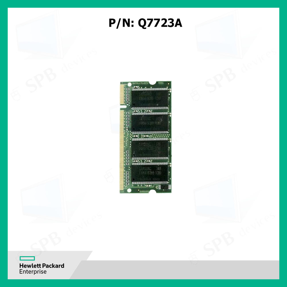 Модуль памяти для принтера HP Original 512MB DDR 200pin Memory For the LaserJet Printers, Q7723A