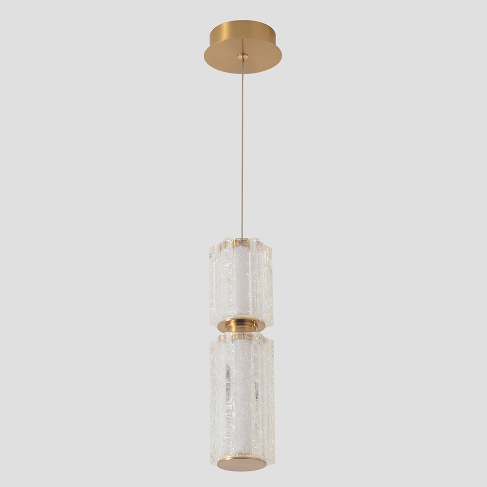 Светильник подвесной Crystal Lux ANTIQUE SP23W LED BRASS