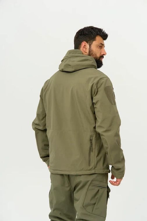 Костюм тактический утепленный Softshell Олива