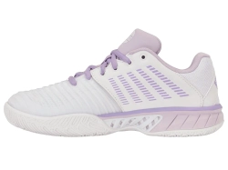 Женские кроссовки для padel K-Swiss Express Light 3 Padel - white/orchid hush/purple rose
