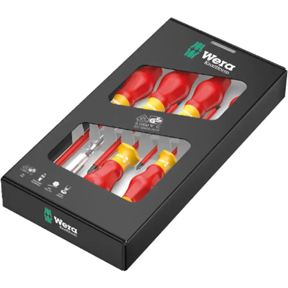 1160 i/7 Набор отвёрток Kraftform Comfort VDE + индикатор напряжения WERA 05031575001