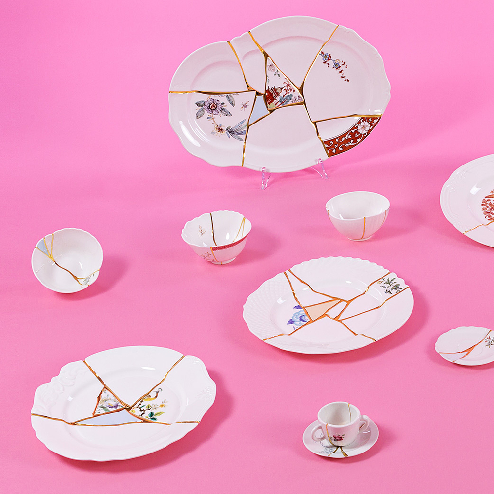 Десертная тарелка Kintsugi 09602