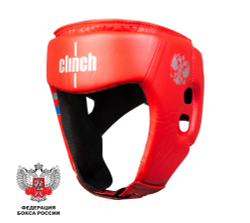 Шлем боксерский Clinch Olimp красный C112