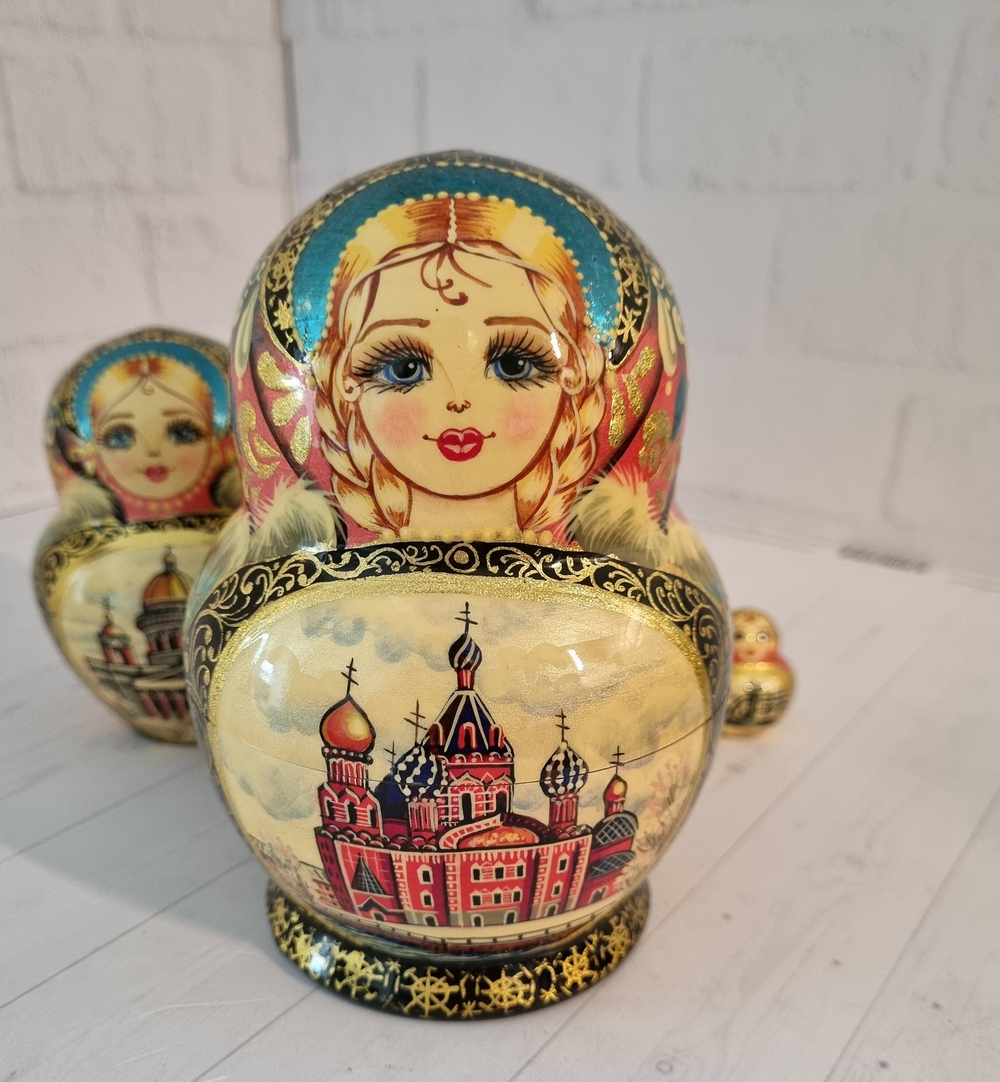 Матрешка "Санкт-Петербург" 5 мест